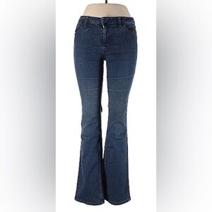 Liz Claiborne Flare & Wide Leg High Rise Jeans in Classic‎ Blue